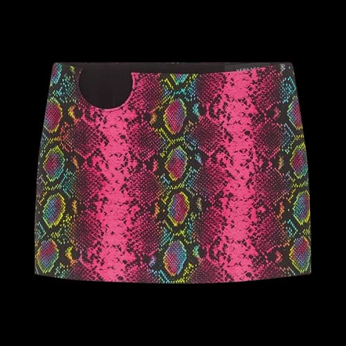Versace Pastel Mini Skirt 'Fuchsia'