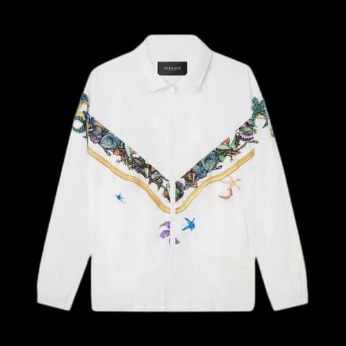 Versace Tresor De La Mer Full Zip Track Jacket 'White'