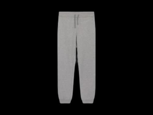 Versace Embroidered Logo Sweatpants Grey