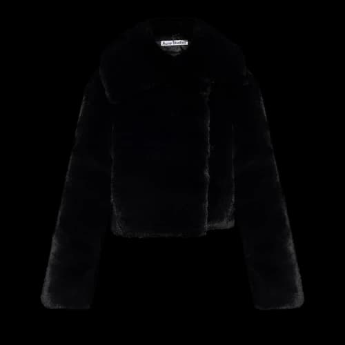 Acne Studios Faux Fur Jacket 'Black'