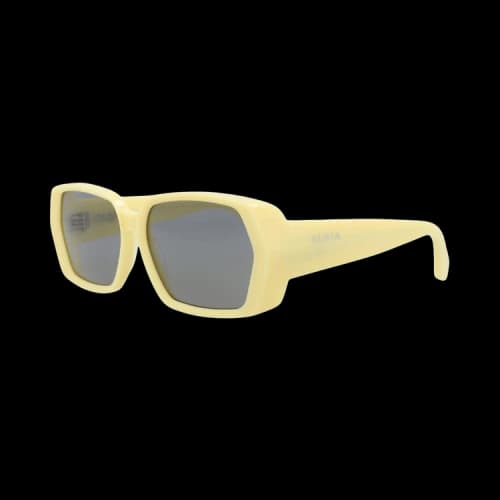 Alaia Square-Frame Recycled Acetate Sunglasses Yellow Yellow Grey (AA0082S-30015371-004)