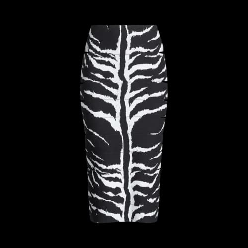 Alaïa Pencil Skirt 'Blanc/Noir'