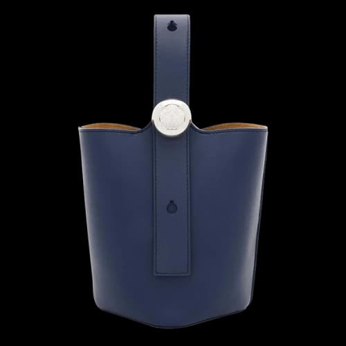 Loewe Mini Pebble Bucket Bag 'Abyss Blue'