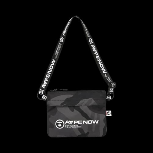 AAPE AAPENOW Camo Crossbody Bag 'Black/Multicolor'