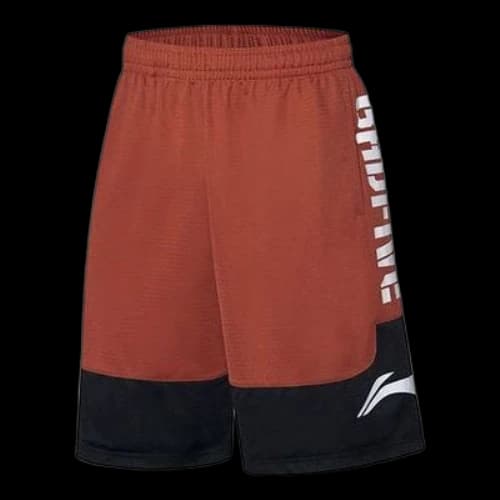 Li-Ning BadFive Basketball Shorts 'Orange Black'