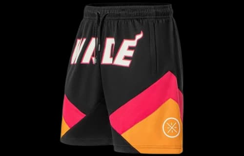 Li-Ning Way Of Wade Loose Fit Basketball Shorts 'Black Rose Orange'