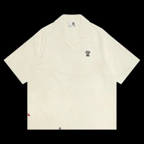 AAPE AAPENOW Short Sleeve Shirt 'Ivory'