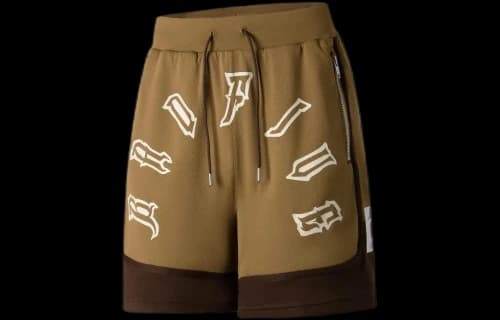 Li-Ning Anti-Wu BadFive Logo Basketball Shorts 'Brown'