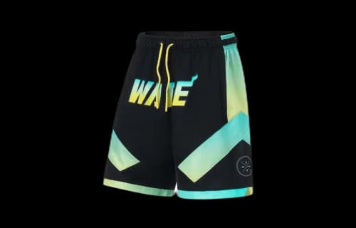 Li-Ning Way Of Wade Graphic Basketball Shorts 'Black Green'