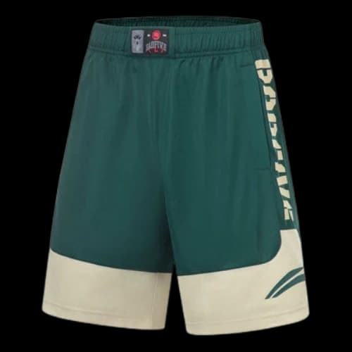 Li-Ning BadFive Basketball Competition Shorts 'Green Yellow'