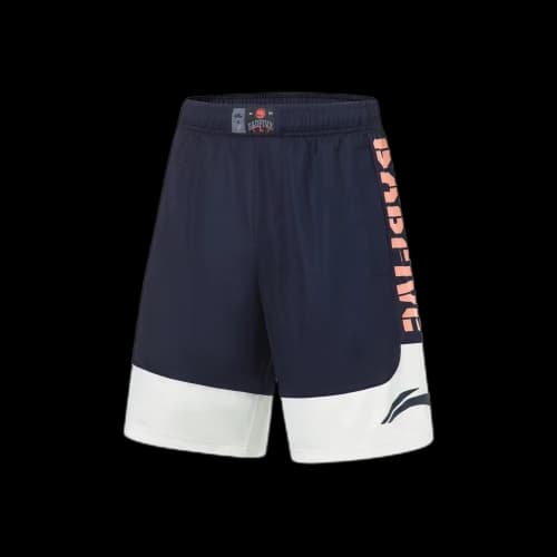Li-Ning BadFive Basketball Competition Shorts 'Navy Orange'