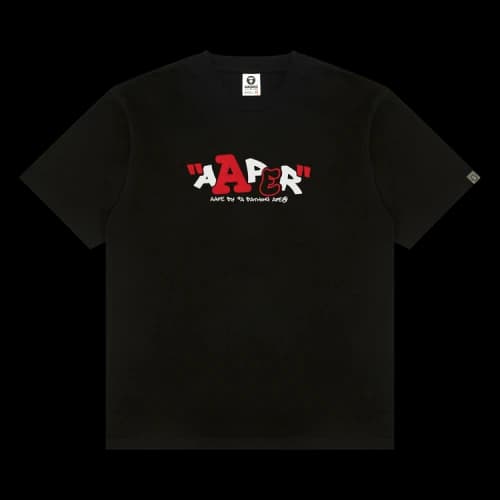AAPE AAPER Graphic Tee 'Black'