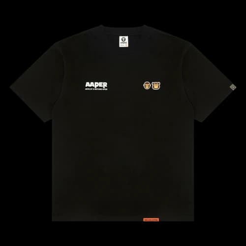 AAPE AAPER Logo Tee 'Black'
