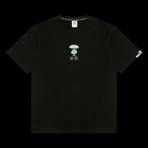 AAPE AAPEUNVS Unvs Graphic Tee 'Black'