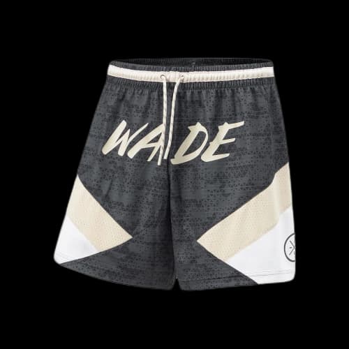 Li-Ning Way Of Wade Graphic Basketball Shorts 'Black Beige'