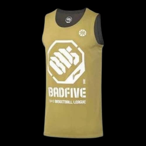 Li-Ning BadFive Logo Basketball Jersey 'Yellow White'