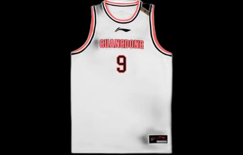 Li-Ning x CBA Guangdong Yi Jianlian Basketball Jersey 'White Red'