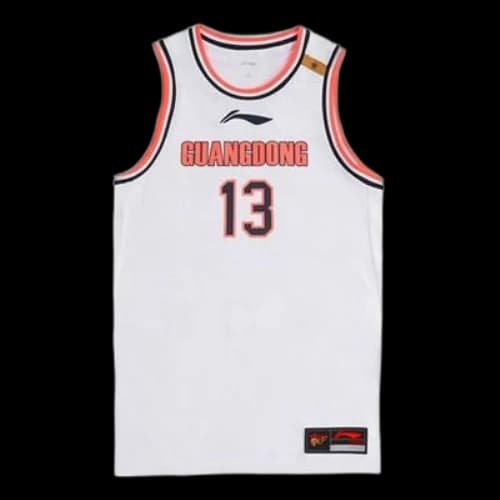 Li-Ning x CBA Guangdong Yi Jianlian Sport Jersey 'White Red'