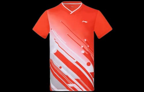 Li-Ning National Team Table Tennis Jersey T-Shirt 'Red White'