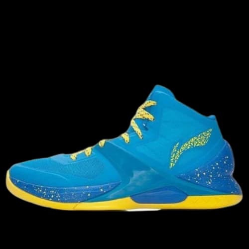 Li-Ning Wade Sixth Professional Basketball Shoes Blue and Huang