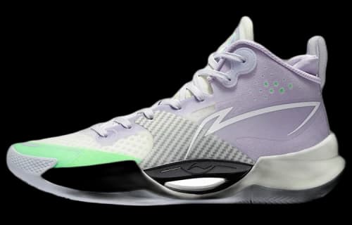 Li-Ning Superlight 'White Purple Green'