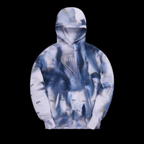 Kith x Advisory Board Crystals Holograph Hoodie 'Storm Dye'