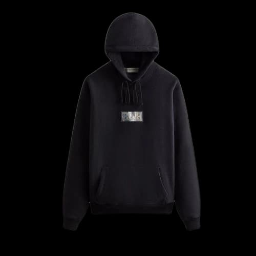 Kith For Advisory Board Crystals Hologram Classic Logo Hoodie 'Black'
