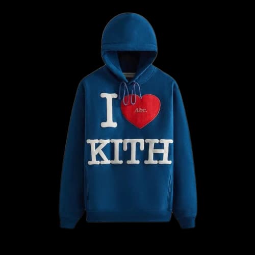 Kith For Advisory Board Crystals I Love Kith Hoodie 'Navy'