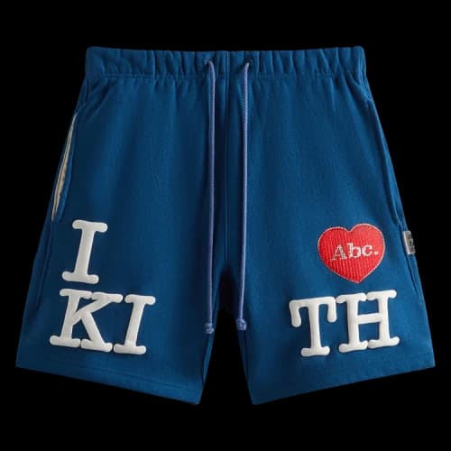 Kith For Advisory Board Crystals I Love Kith Short 'Navy'