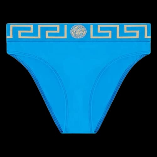 Versace Greca Border Bikini Brief 'Turquoise'