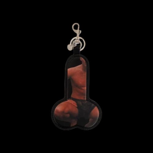 JW Anderson Printed Penis Keyring 'Black'