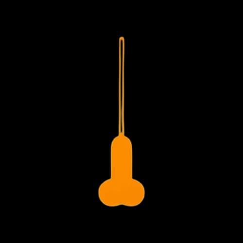 JW Anderson Penis Shape Charm 'Orange'