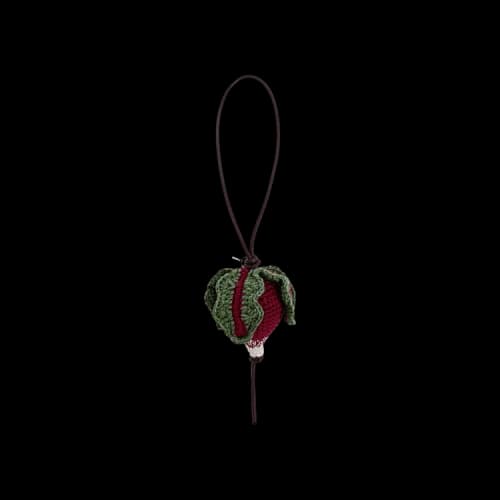 JW Anderson Radish Charm 'Burgundy'