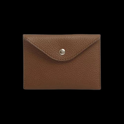 Lemaire Envelope Card Holder 'Olive Brown'