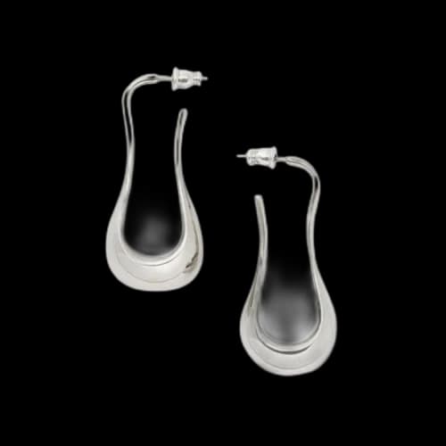Lemaire Short Drop Earring 'Silver'