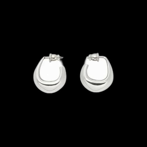 Lemaire Curved Mini Drop Earring 'Silver'