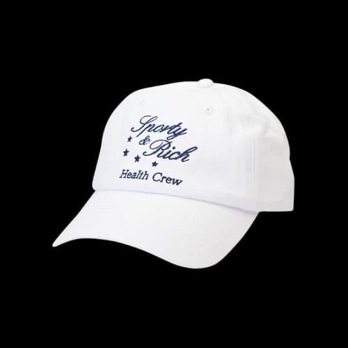 Sporty & Rich Stars Health Crew Hat 'White/Navy'