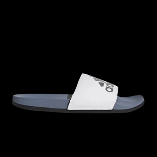 adidas Adilette CloudFoam Plus Logo Slides 'Steel Cloud White'