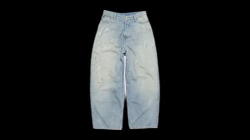 Acne Studios Super Baggy Fit Jean Mid Blue