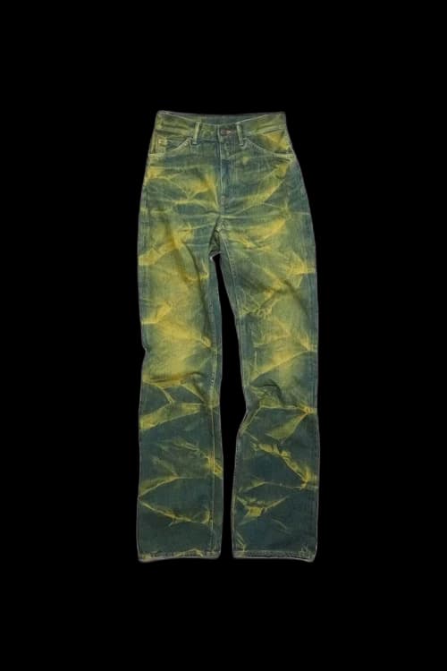 Acne Studios Regular Fit Jeans - 1977 Yellow/Blue