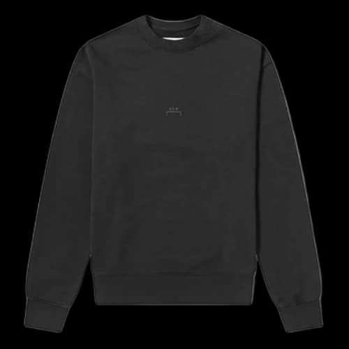 A-COLD-WALL* Logo Crew Sweat Sweatshirt Unisex Black
