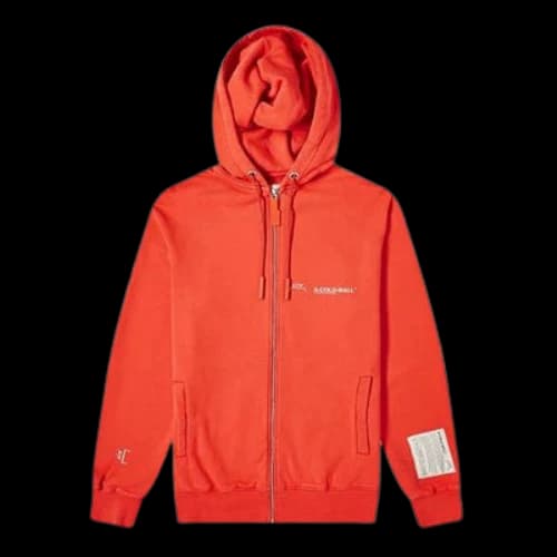 A-COLD-WALL* Logo Zipper Unisex Red