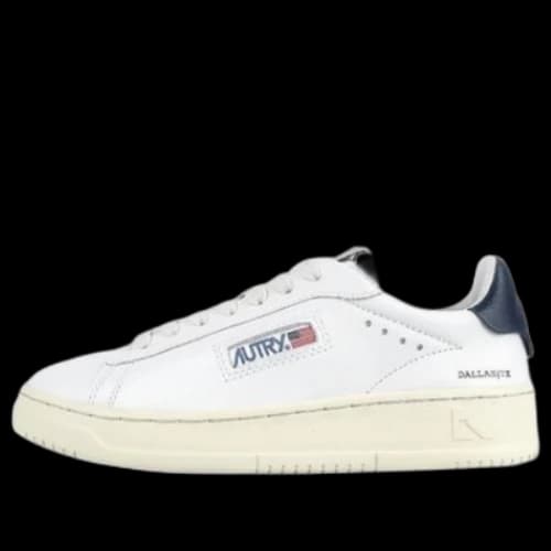 Autry Dallas Leather Low 'White Navy'