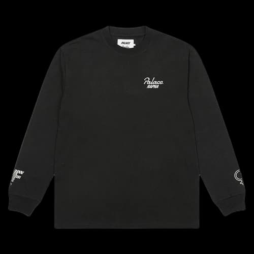 Palace x Rapha EF Education First Long-Sleeve T-Shirt 'Black'