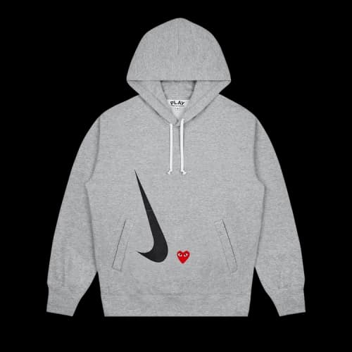 Nike Women's x Comme des Garçons PLAY Hoodie 'Grey'
