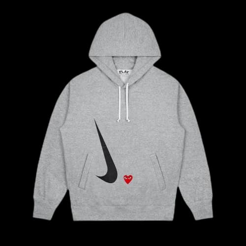 Nike x Comme des Garçons PLAY Hoodie 'Grey'