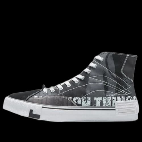 Li-Ning Weiwu Canvas Hi Shoes 'Black White'