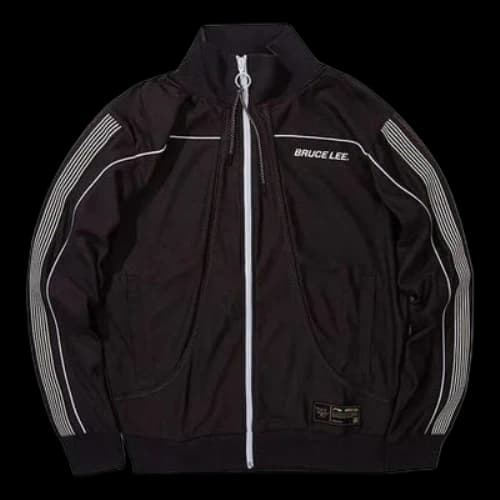 Li-Ning x Bruce Lee Graphic Jacket 'Black Grey'