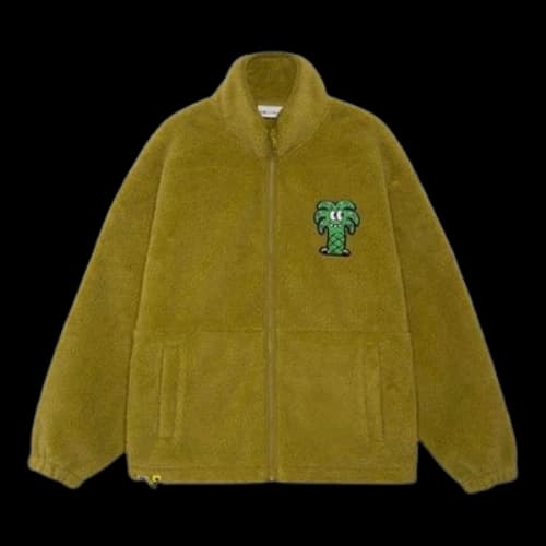 Li-Ning x Steven Harrington Graphic Polar Fleece Jacket 'Olive Green'