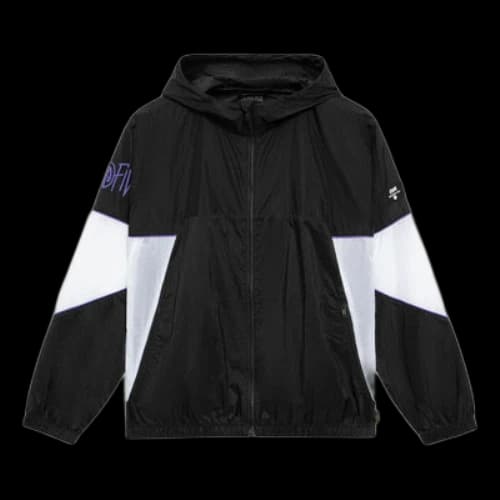 Li-Ning BadFive Logo Loose Fit Jacket 'Black White'